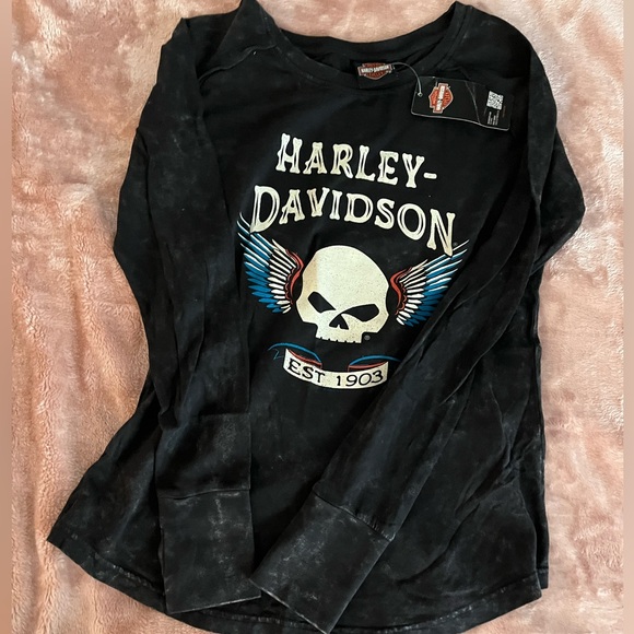 harley davidson long sleeve - Picture 1 of 3